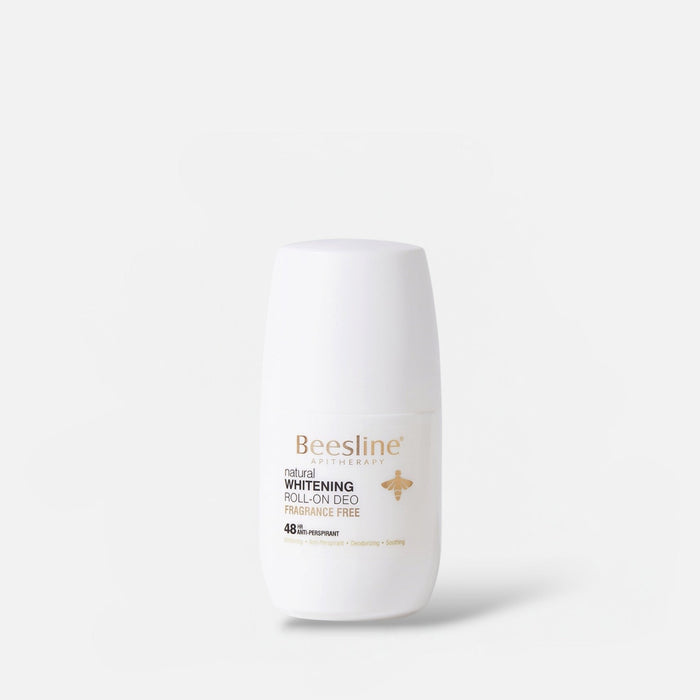 Beesline Natural Whitening Roll - On Deodorant Fragrance - Free 50ml مزيل عرق بيزلاين الطبيعي للتبييض، رول أون، خالٍ من العطور - Princess Cosmetics Qatar