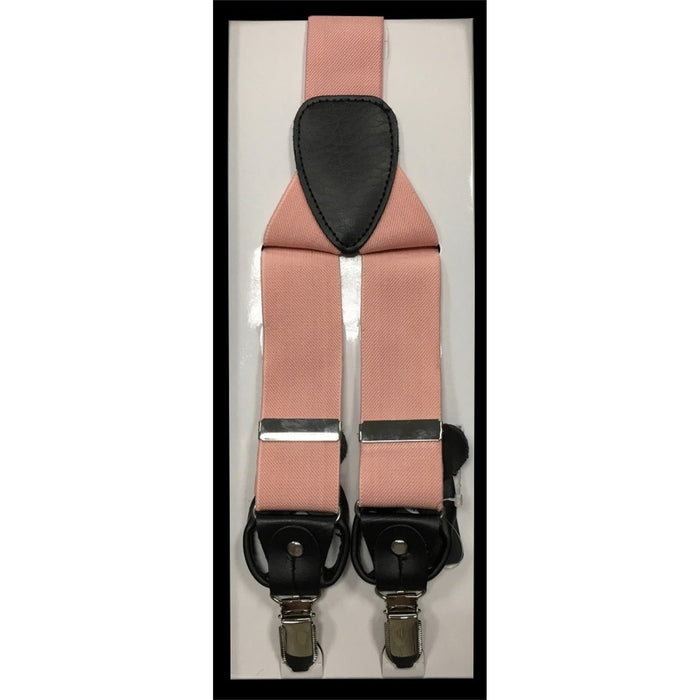 Men's blush suspenders - KCT Menswear