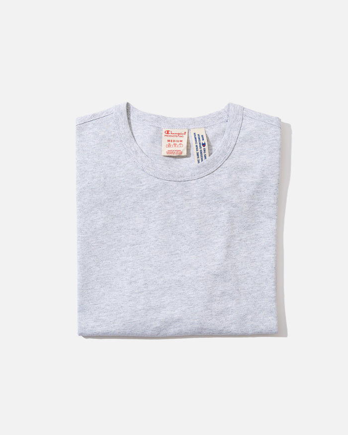 Champion Crewneck T-shirt in Grey blues store www.bluesstore.co