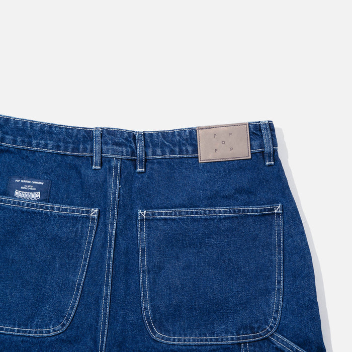 Pop Trading Company DRS Shorts in rinsed denim blues store www.bluesstore.co