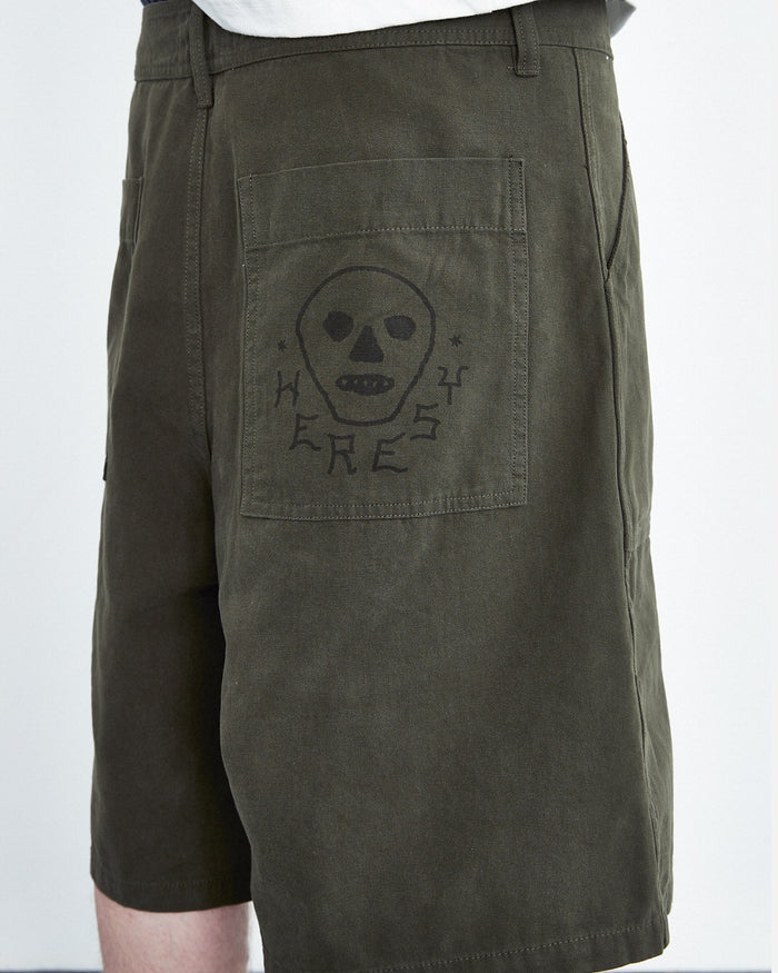 Heresy Guild Shorts in Green blues store www.bluesstore.co