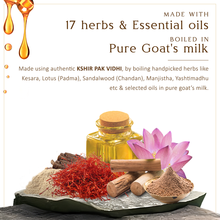 Kumkumadi Night Cream with Padma for Skin Brightening - 50gm