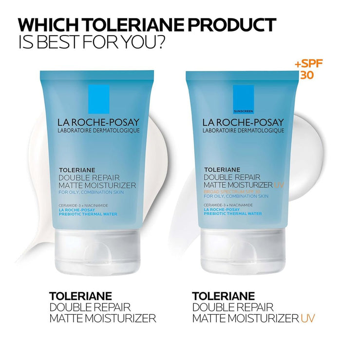 La Roche Posay Toleraine Double Repair Matte Moisturizer SPF30 100ml مرطب لاروش بوزيه توليريان دبل ريبير مات بعامل حماية من الشمس 30 - Princess Cosmetics Qatar