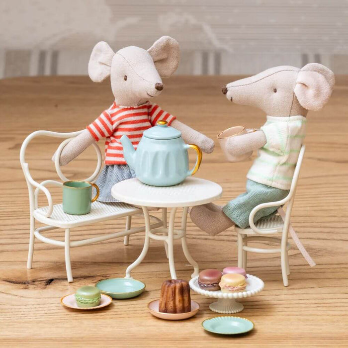 Maileg Mouse Cafe Set - White