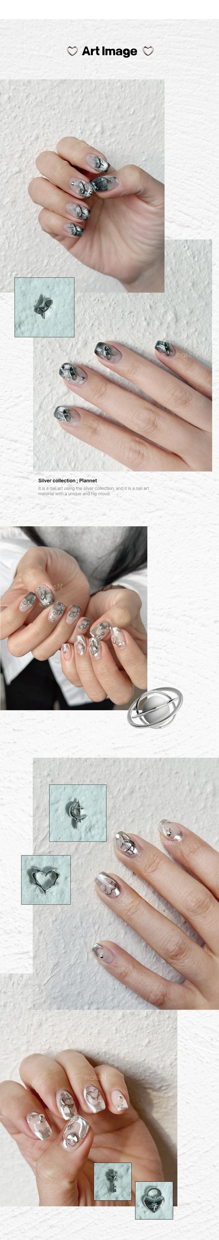 Make.N - Sparkle Planet Nail Charm