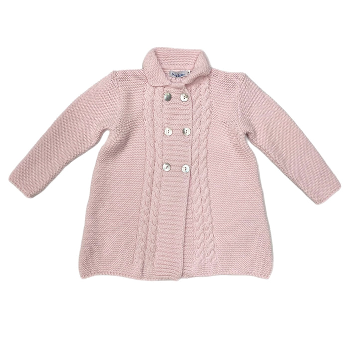 Mi Lucero Double Breasted Coat-Pink