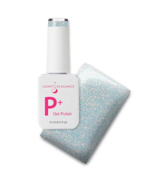 Mother of Pearl ~ P+ Glitter Gel Polish 10ml | Light Elegance