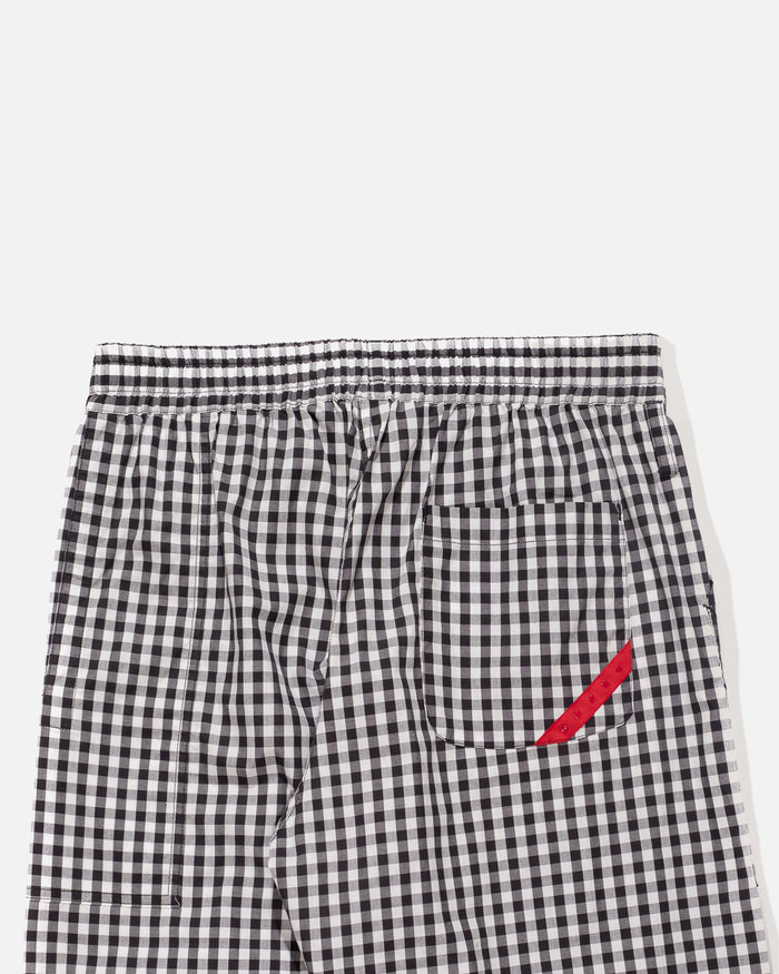 Night Pants Gauze Plaid in Black and White from the Phingerin Spring / Summer 2023 blues store www.bluesstore.co