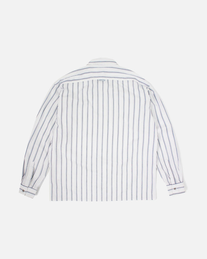 Yardsale Nightline Stripe Shirt in Blue blues store www.bluesstore.co