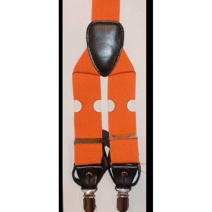Men's orange suspenders - KCT Menswear