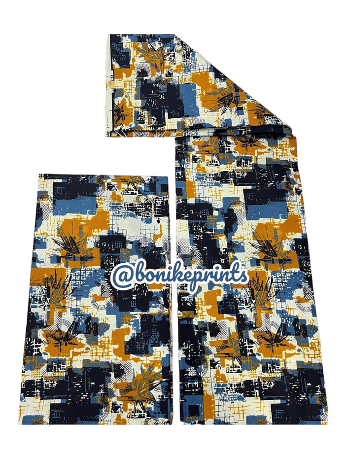 Polyester/Cotton African Print/Ankara fabric 037