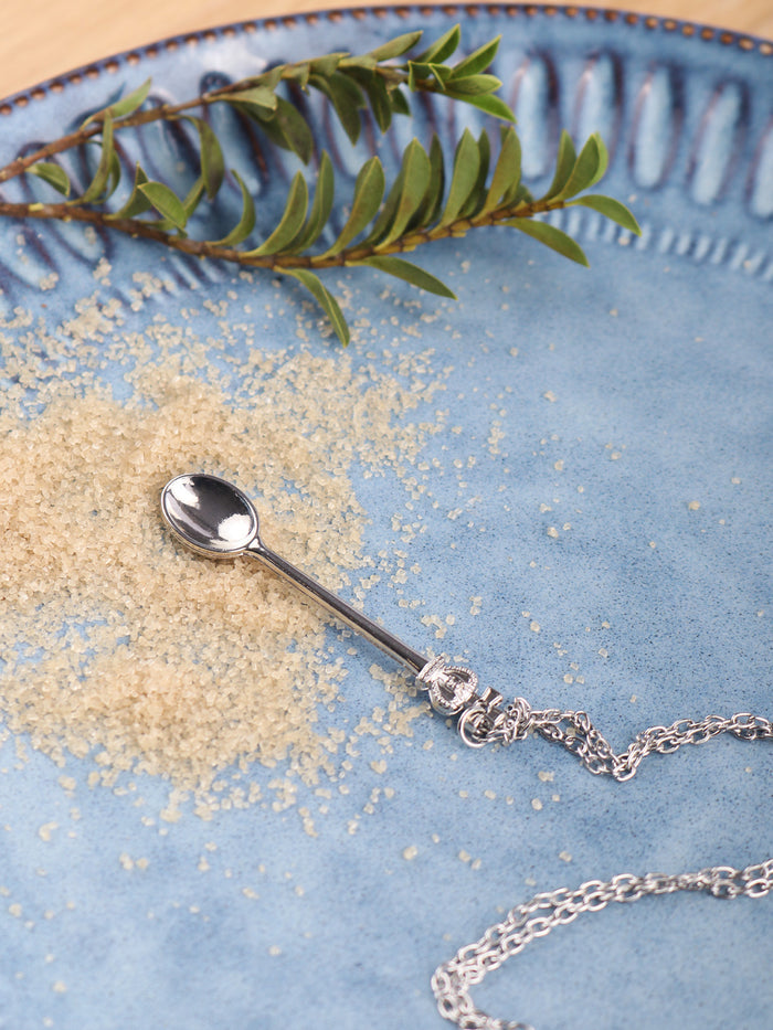 Spoon Pendant Necklace | Silver-Image 2