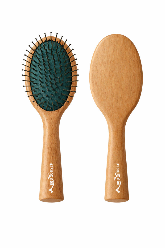Wooden hairbrush