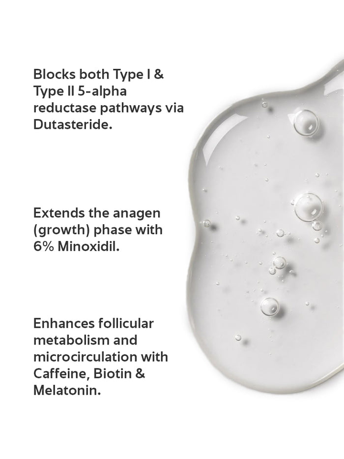 Product with text detailing its ingredients and benefits on a white background