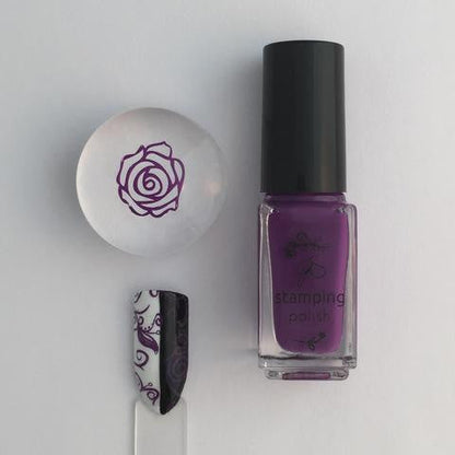 #016 Shiraz! | Clear Jelly Stamping Polish