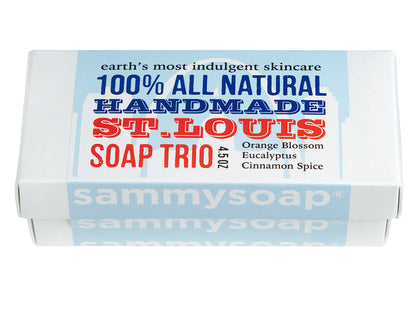 100% All Natural Handmade Soap Three Pack Gift Box