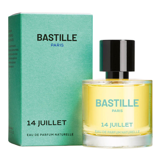 50ml bottle Bastille 14 Juillet Perfume, natural vegan perfume with fresh fireworks accord and vanilla scent.