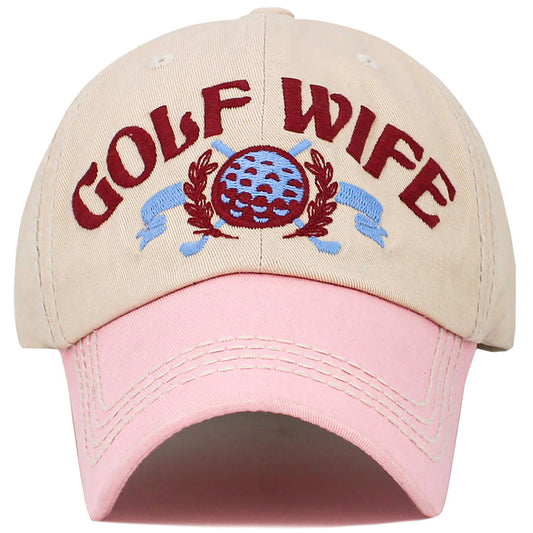 1648 - Golf Wife Hat - Pink