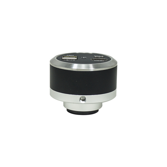 2MP HDMI / USB 2.0 CMOS Color Microscope Camera, SKU DC43911211, three quarter front view