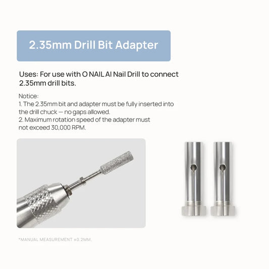2pcs Onail Adaptor for Small Drill bit