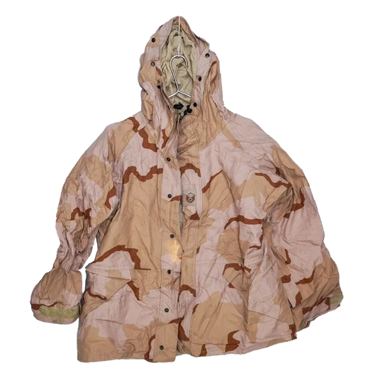 3 Colour Desert Wet Weather Jacket - XLarge - Army & Outdoors - Rain Jackets