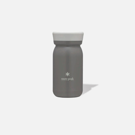 350ml Milk Bottle in Ash from Snow Peak blues store www.bluesstore.co