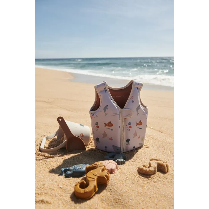 Liewood - Beach Set - Gilma - Sea Creature/Sandy - Lifestyle Cut 1