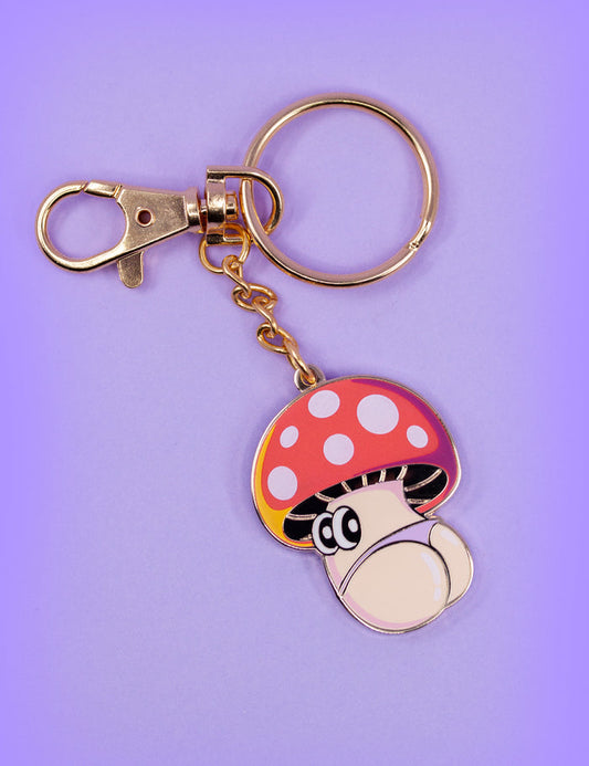 Cheeky shroom Keychain