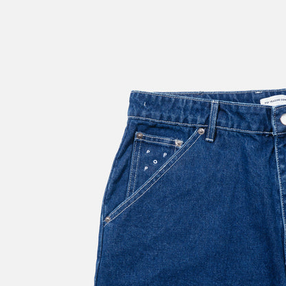 Pop Trading Company DRS Shorts in rinsed denim blues store www.bluesstore.co