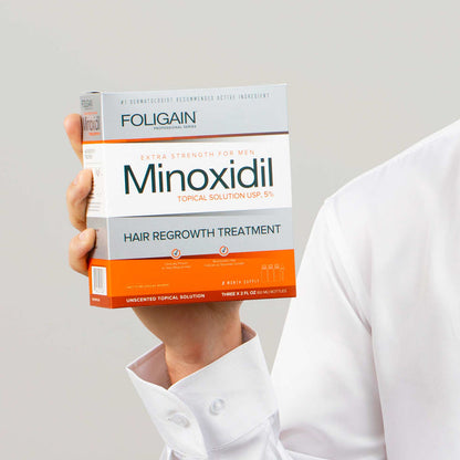 FOLIGAIN® Minoxidil 5% Hair Regrowth Treatment For Men 3 Month Supply