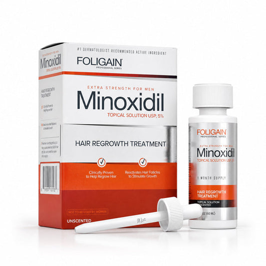 FOLIGAIN® Minoxidil 5% Hair Regrowth Treatment For Men One Month Supply