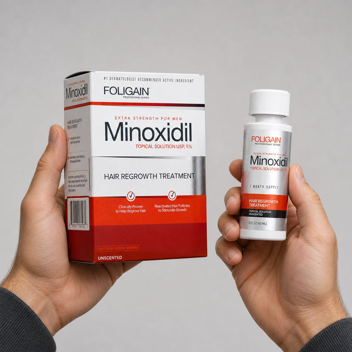 FOLIGAIN® Minoxidil 5% Hair Regrowth Treatment For Men One Month Supply