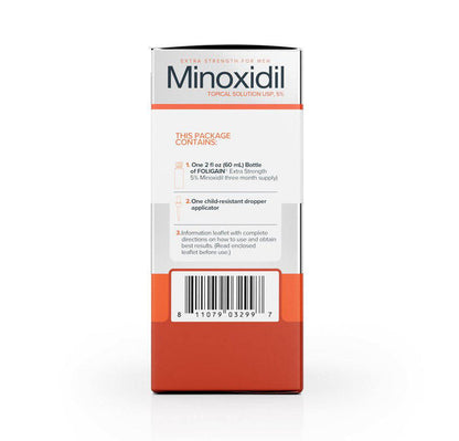 FOLIGAIN Minoxidil 5% Hair Regrowth Treatment For Men - Foligain US