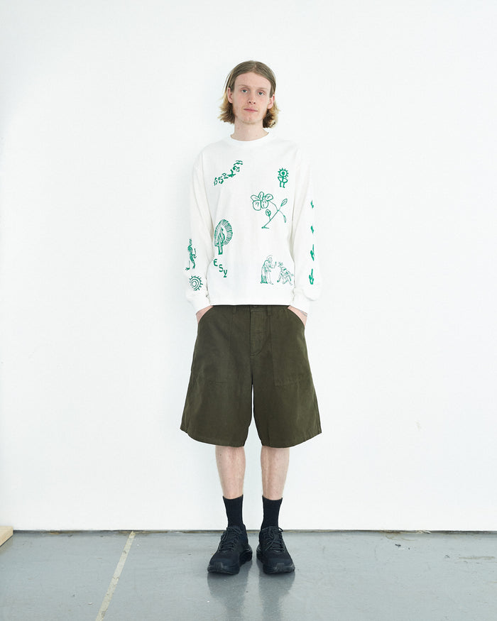 Heresy Guild Shorts in Green blues store www.bluesstore.co