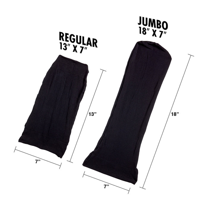 #Hds04 Dreadlock Stocking Cap [Jumbo] [Black]