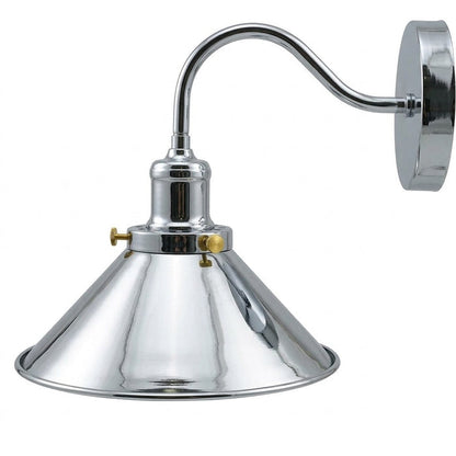 Industrial Swan Neck Wall Sconce Fixed Arm E27 Professional Metal~1196