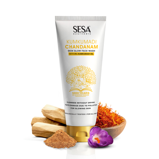 Kumkumadi Face Wash with Chandanam for Skin Glow - 100ml