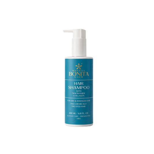 Mondial Bonita Grow Hair Shampoo with Niacinamide & Collagen 200 ml
