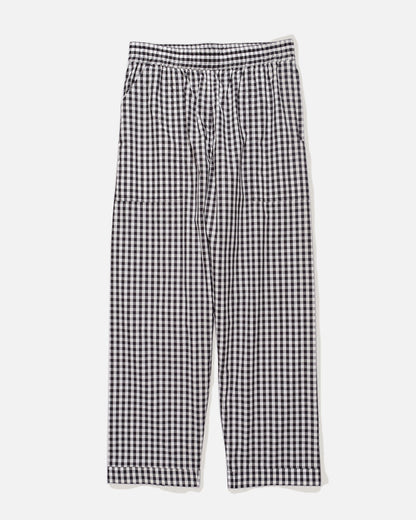 Night Pants Gauze Plaid in Black and White from the Phingerin Spring / Summer 2023 blues store www.bluesstore.co