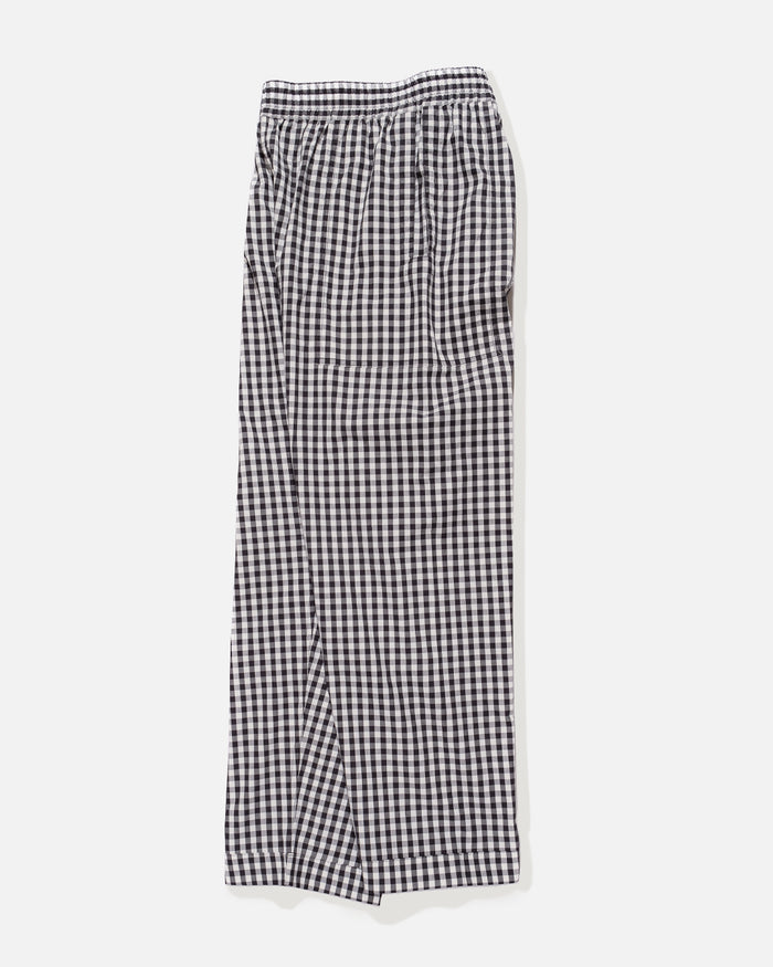 Night Pants Gauze Plaid in Black and White from the Phingerin Spring / Summer 2023 blues store www.bluesstore.co