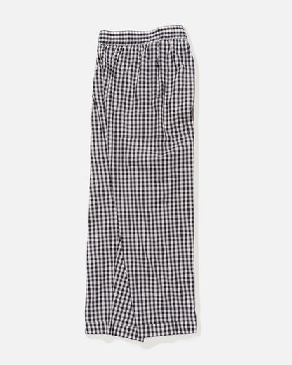 Night Pants Gauze Plaid in Black and White from the Phingerin Spring / Summer 2023 blues store www.bluesstore.co