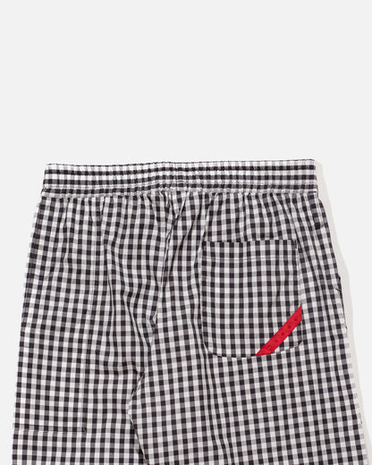 Night Pants Gauze Plaid in Black and White from the Phingerin Spring / Summer 2023 blues store www.bluesstore.co