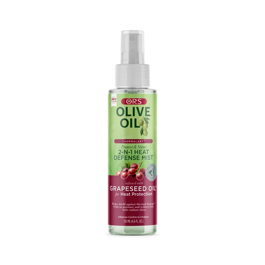 ORS Olive Oil Thermalast Protect and Shine 2-in-1 Heat Defense Mist infused with Grapeseed Oil 4.6oz