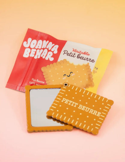 Petit beurre biscuit pocket mirror