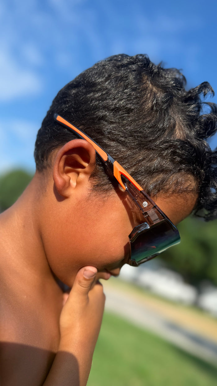 Polycarbonate sports sunglasses, SOLARX brand with interchangeable lenses