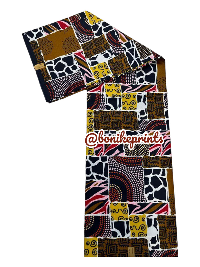 Polyester/Cotton African Print/Ankara fabric 021