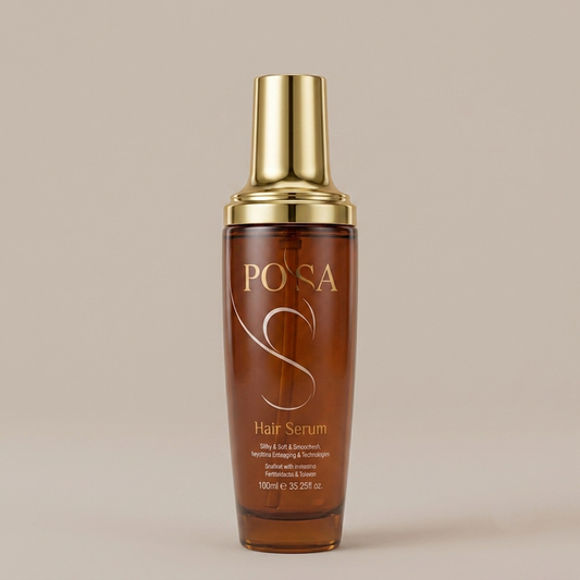 POSA 30 Seconds Rescue Argan Hair Oil Serum bottle for dry, damaged, frizzy hair