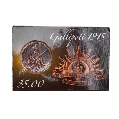 "Sands of Gallipoli" Commemorative Coin - Army & Outdoors - Collectables & Rarities