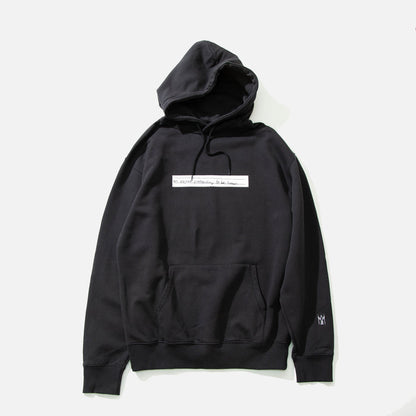 Leomi Sadler for Heresy Heavyweight Scarecrow Hoodie in Black blues store www.bluesstore.co