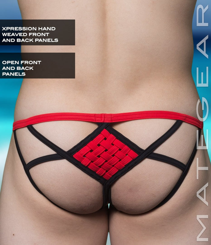 Sexy Men's Swimwear Xpression Mini Swim Bikini - Ran Jin (Hand Weaved Front and Back) - MATEGEAR - Sexy Men's Swimwear, Underwear, Sportswear and Loungewear